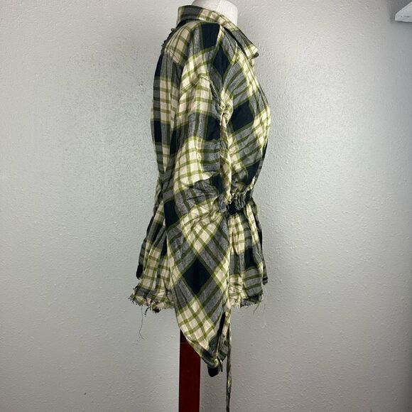 NWT Free People Women’s Flannel Top - Picture 3 of 6